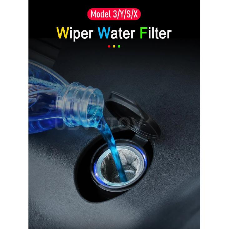 Windshield Washer Fluid Filter For Tesla Model 3 Y S X Juniper Glass Water Filter Screen Mesh Inlet Grill Protective Accessories
