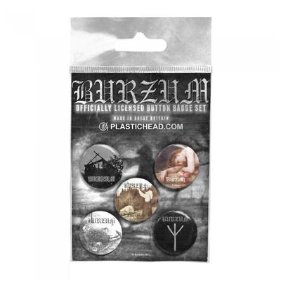 Burzum-Logo-Abzeichen-Set (Packung mit 5)