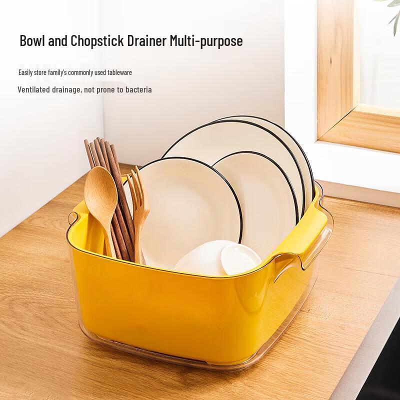 Plastic Double-Layer Drain Basket