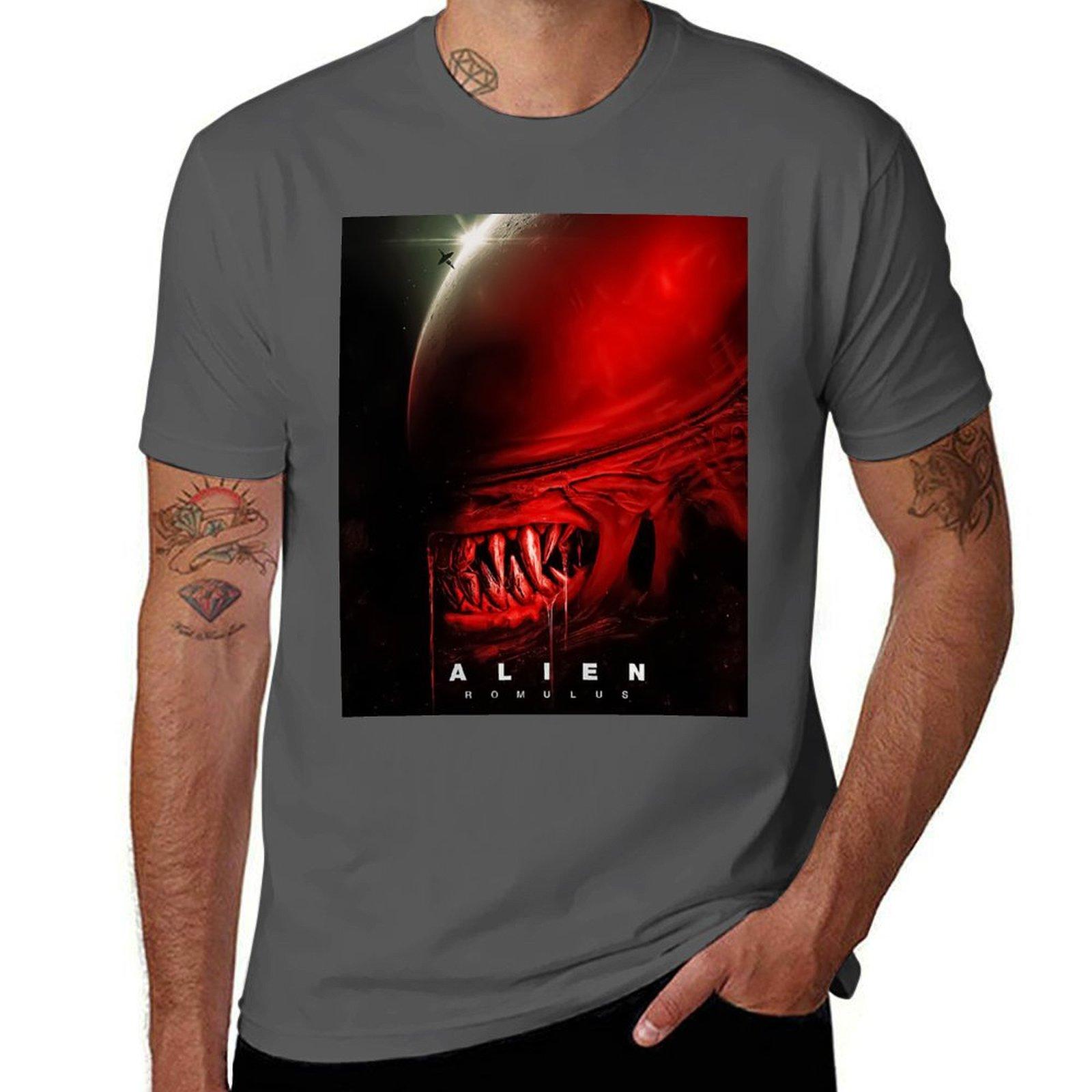 

Alien Romulus T-Shirt t shirts for man pack cotton t shirts cotton 100% man t shirts high quality luxury brand T-Shirt 4XL