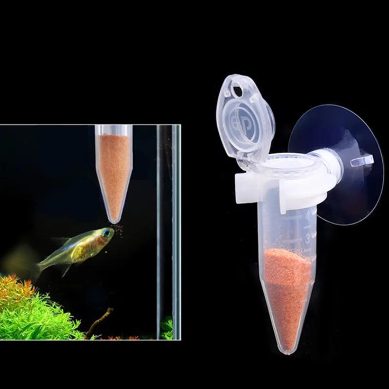 Automatic Fish Feeders Tapered Aquarium Red Worm Feeding Feeder Worm Funnel Cup Fish Food Feeding Tool Fish Aquarium Accessories