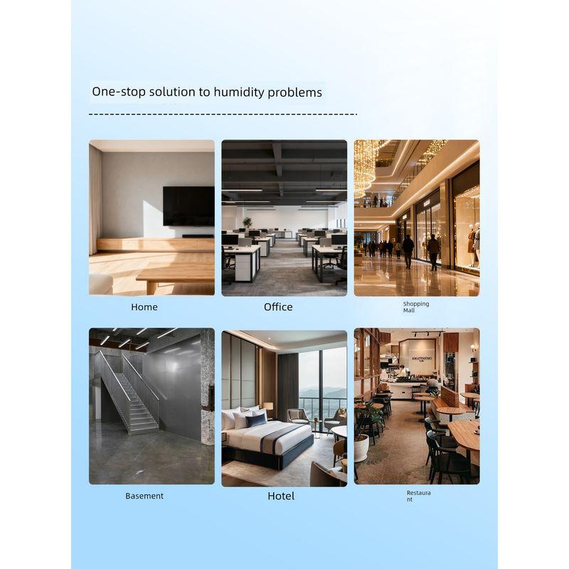 Fresh Air Ceiling Wall-Mounted Basement Workshop For Home Office Commercial Purification and Dehumidifying All-in-One Machine