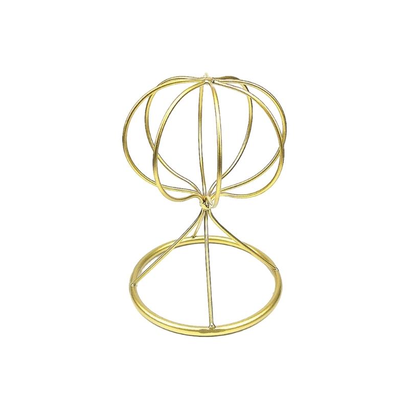Iron Hat And Wig Display Stand Featuring Modern Designs and Easy Maintenance Home Organization Storage Solution
