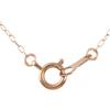 SUEHIRO Ribbon K10 Pink Gold Diamond Pendant Gift Necklace,
