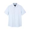 YOUNGOR Men's Non-Iron Cooling Plaid Short-Sleeve Shirt