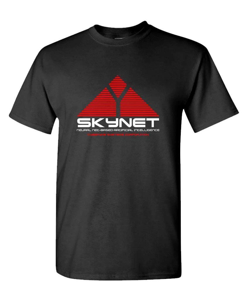 

Men s T-shirt, SKYNET AI Cyborg Movie, Loose Casual, Pure Cotton Couple Streetwear Shirt harajuku oversized t shirt - Men s ... S разноцветный