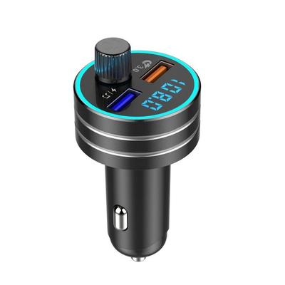 Auto FM vysielač pomocný modulátor Bluetooth pripojenie reproduktor autokit MP3 prehrávač adaptér s 5V / 2A rýchlym nabíjaním