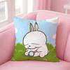 Cartoon M-MASHIMARO Cushion Cover Home & Car Multi-Scene Pillow Cover - Reversible, Soft & Durable for Daily Use