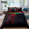 Home Living Luxury 3D Racing Car Bedding Set Kids Duvet Cover Pillowcase Queen and King EU/US/AU/UK Size Comforter Bedding