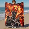 1pc Sauron Ring Fire  - Throw Blanket, Soft, Flannel Blankets, Living Room,  All Seasons Use-1021126