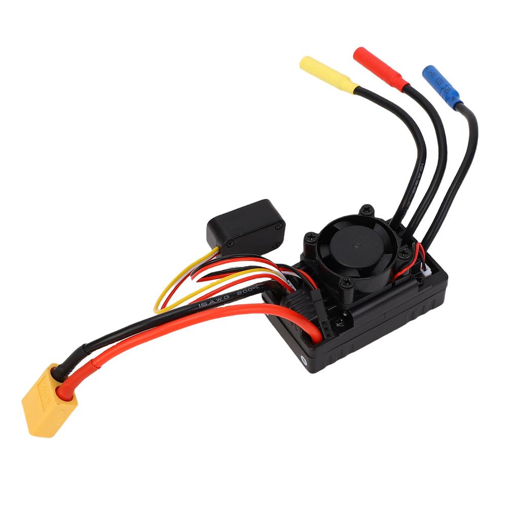 Brushless ESC Replacement for Buggy 1:10 On Road Off Road RC Electronic Speed Controller with Cooling Fan 60A
