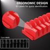 80 pcs Magnetic Modular Wrench Organizers for Tool Drawers - Wrench Rack with Metric&SAE Labels, Perfect Tool Storage Holder with Magnet. Gift for