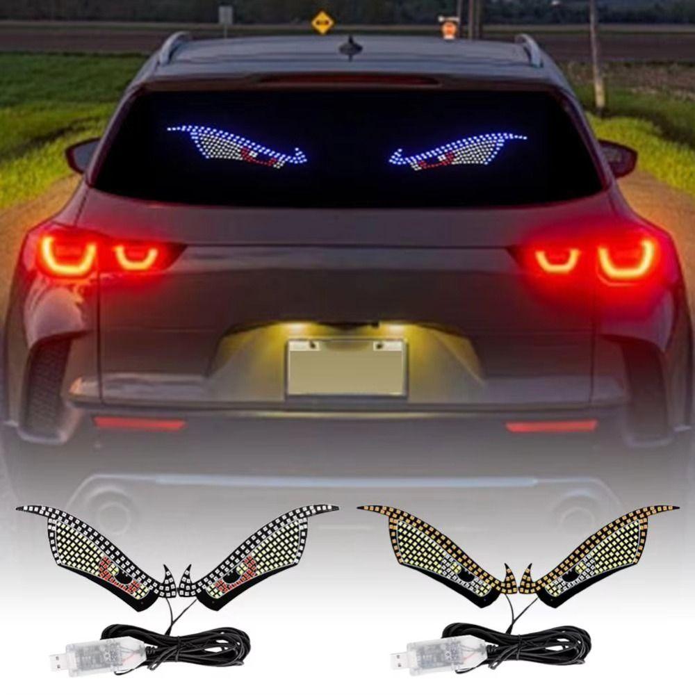 5V Devil Eyes Licht Mehrfachmodus LED Windschutzscheiben-Display Auto Dekorationslicht Innenraum für Fahrzeuge