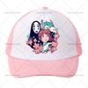 Totoro Baseball Cap Women Cute Cartoon Miyazaki Anime Print Peaked Caps Hip Hop Outdoor Trucker Mesh Hats Summer SunHat Gift