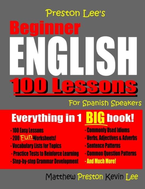 Bok Preston Lee's Beginner English 100 Lessons For Spanish Speakers
