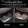 NBTEPEM Bling Car Cup Holder Coaster 2.75" Anti-Slip Shockproof Universal Fashion Car Coaster Insert