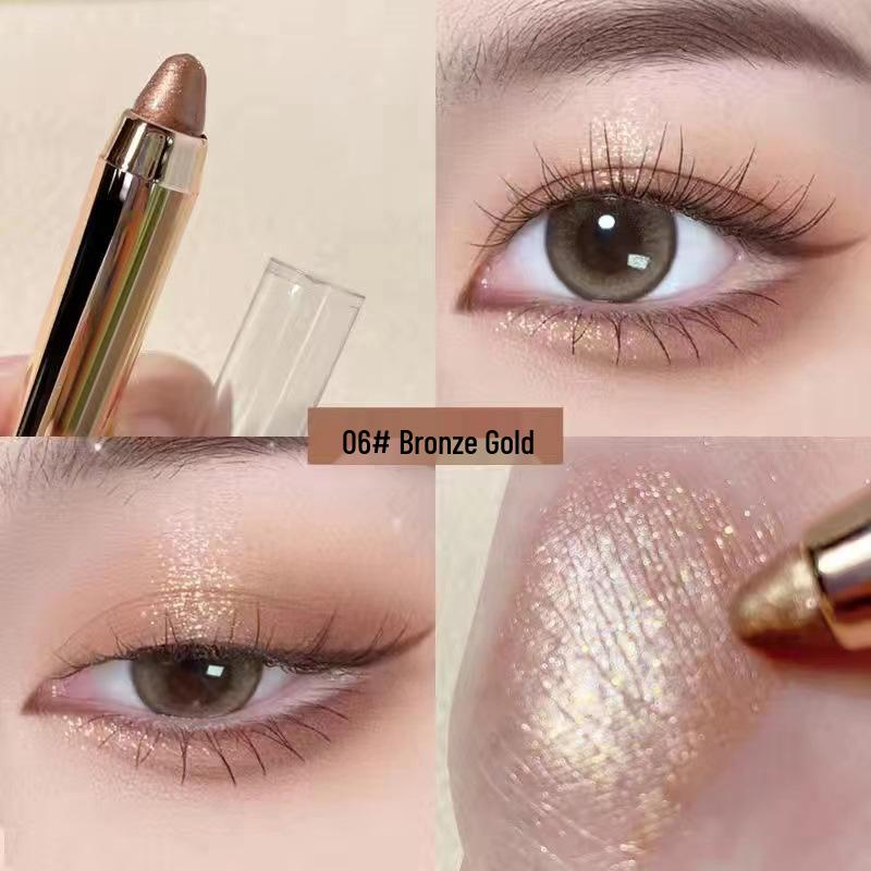 

Dual-Ended Smudge-Proof Eye Highlighter & Eyeshadow Stick - Cream Contour for Under Eye Bags & Eye Makeup