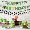 Football Sports Theme Party Banner Garlands Happy Birthday Party Decor Kids Boy Girl Soccer Pull Flag School Sport Theme Decor