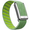Suitable for Whoop 5.0 Mg Wristband Strap W  Leather Nylon Woven Elastic Whoop Sports Replacement Strap Gold Silver Metal