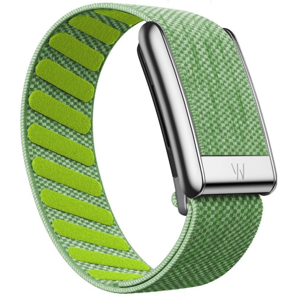 Suitable for Whoop 5.0 Mg Wristband Strap W Leather Nylon Woven Elastic Whoop Sports Replacement Strap Gold Silver Metal