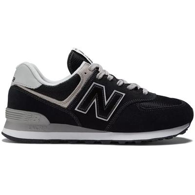 Men' New Balance 574 Sneakers Black (Ml574Evb) 42.5