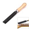 2 Stück Gitarre Ukulele Saitenhalter Feilen Ersatz Holzgriff Saitenhalter Nut Nutenfeilen
