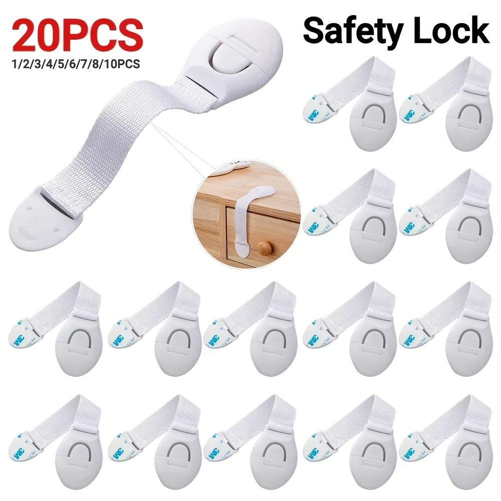 20Pieces Child Safety Cabinet Lock Child Safety Locks Drawer cabinet door lock Plastic protection Child Safety Door Lock
