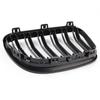 2 Stücke Auto Stil Glanz Schwarz Vorne Niere Doppel Lamellen Grill Grille Für-BMW E92 E93 3-Serie 328I 335I Coupe LCI 2010-2013