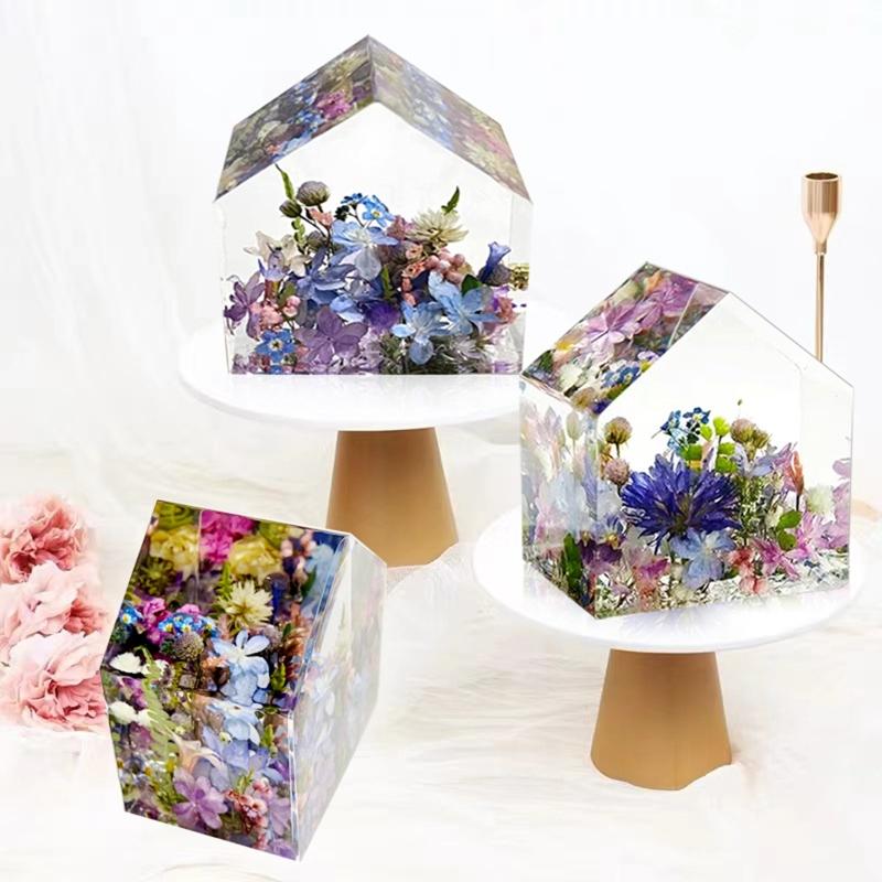 Beautiful Bookend Silicone Mold Crystal Epoxy Resin Molds Very Flexible & Durable Safe & Odorless for Office Home Decor