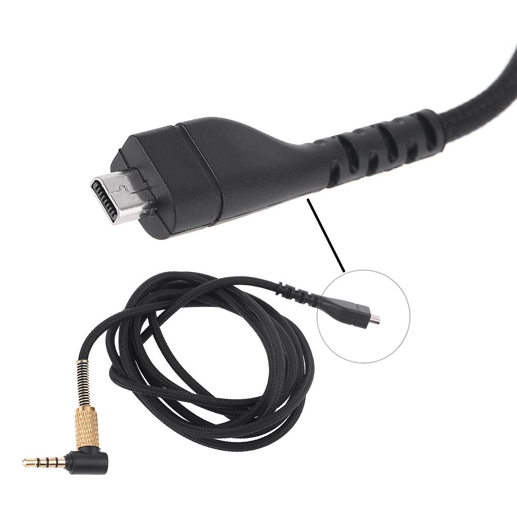 Cable Audio Cord Headphones Replacement 3.5mm 2M Long 78 Inch for Arctis 3 5 7 9X Pro Gaming Headset Cable Extension