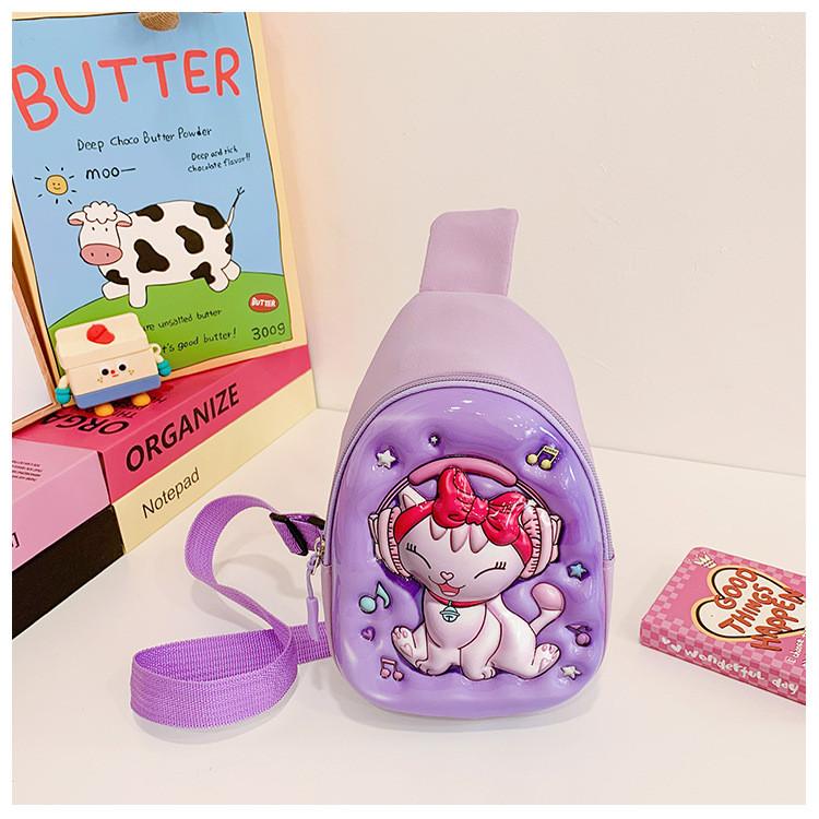 Kuromi Cartoon Kids Small Crossbody Eva Bag With Breathable Design For Preschool Use Kuromi
