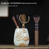 Crackled Ru Ware Tea Ceremony Six Gentlemen Set