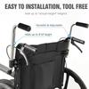 Universal Retractable Wheelchair Handle Extender, 300 Lbs Capacity
