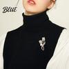 Decorative Collar Pin Women Alloy Brooch Pin Tulip Shape Lapel
