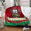 Portuguese Heritage Emblem blanket Soft and comfortable Suitable for all seasons Air conditioning blanket Digital printing Nap Blanket
