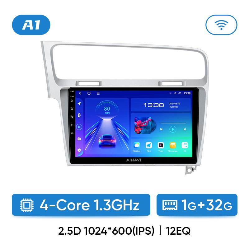 

Автомобильное радио Ainavi для Volkswagen VW Golf VII GOLF MK7 7 GTI R 2012-2020 Carplay Android Auto Radio Car Stereo Multimedia Player