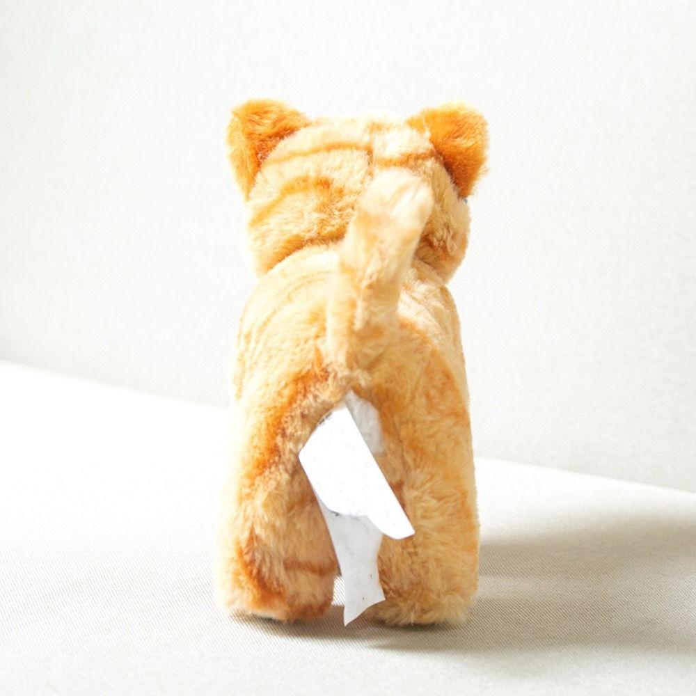 Cartoon Plush Kitten Doll Simulation Stuffed Lifelike Cat Kids Toys Cat Plush Toys  Children Toy