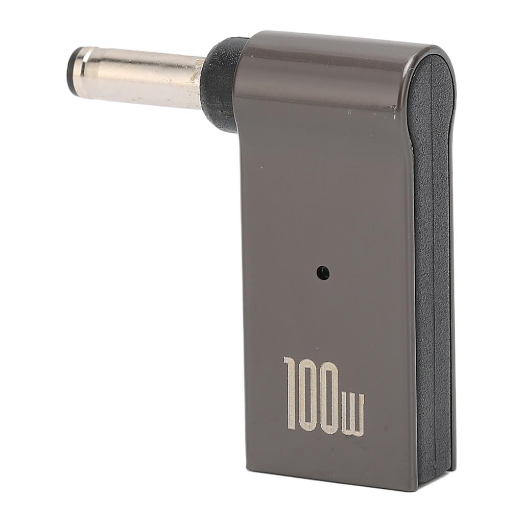 Type C Female to Male Adapter 100W 5A Aluminum Alloy PD Laptop Charging Adapter for Lenovo 4.0mm 1.35mm