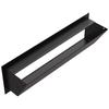 Lüftungsabdeckung LUFT 12x40 schwarz Slim