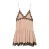 2026 Spring Women's Lace Patchwork V-neck Camisole Dress