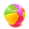 6Pcs Ball Toy Durable Bright Colors Lightweight Portable Colorful Flexible Plastic Boys Girls Rainbow Color Beach Bouncing Ball for Daily Life