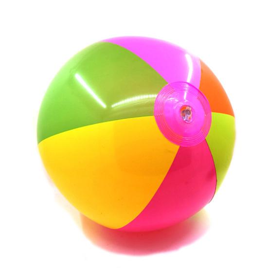 6Pcs Ball Toy Durable Bright Colors Lightweight Portable Colorful Flexible Plastic Boys Girls Rainbow Color Beach Bouncing Ball for Daily Life