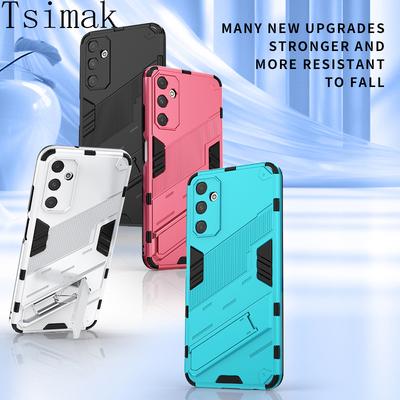 Shockproof Case For Samsung A15 A25 A35 A55 A05 A05S Armor Holder Back Coque for Galaxy S24 Ultra S23 FE S24 Plus Phone Cover