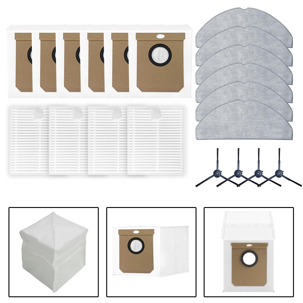 Dust Bags Set Filter Mop Cloth Effective Side Brushes