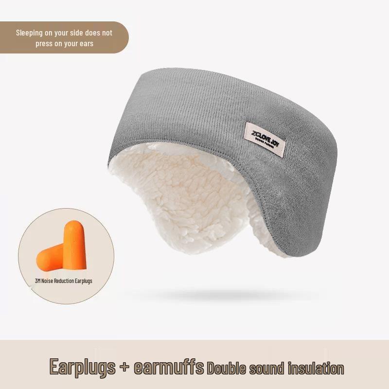 Unisex Soundproof Ear Muffs: Noise Cancelling, Comfortable, and Warm—Ideal for Dorm Use and Sleep