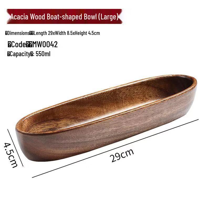 ZISIZ Minimalist Wooden Square Four-Grid Snack Tray