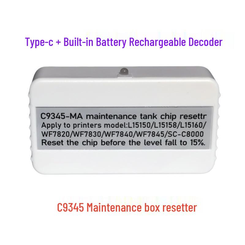 Waste Ink Tank Maintenance Box Chip for Models C9345, L15158, L15168, L15150, L15160, L8050, L6578