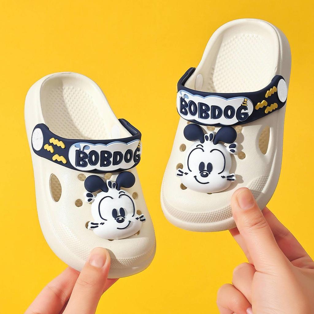 Babu bean children's slippers summer new cartoon hole shoes home non-slip cool slippers comfortable casual beach shoes