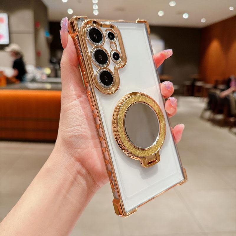 Противоударный прозрачный чехол для телефона Samsung S24 Ultra S24 Plus S23 Ultra A15 A25 — фото 4