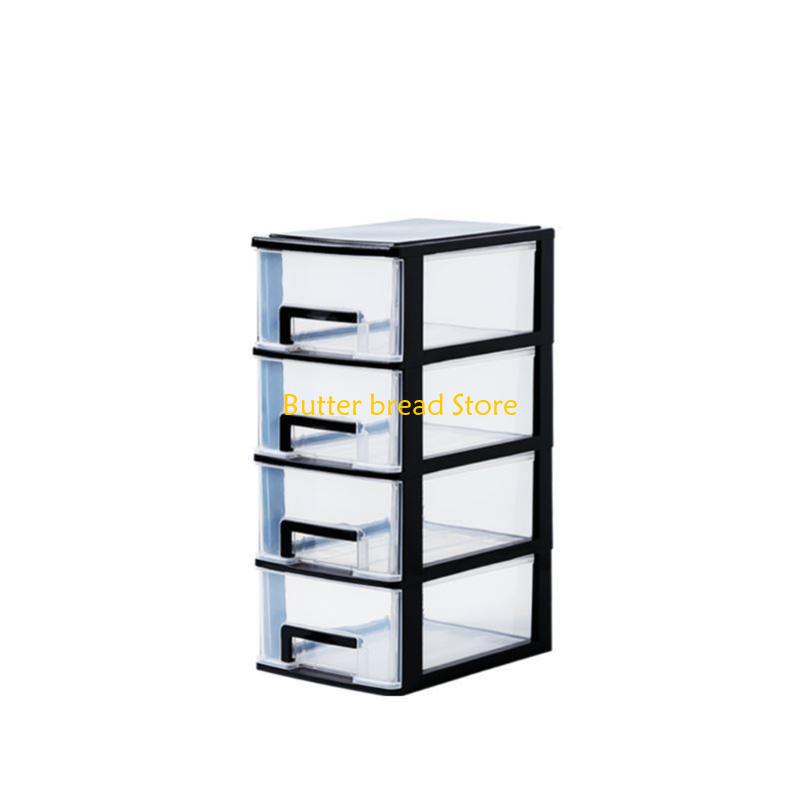 W89C Multifunctional Plastic Storage Bin Deck Office Supplies Home Storage Cabinet